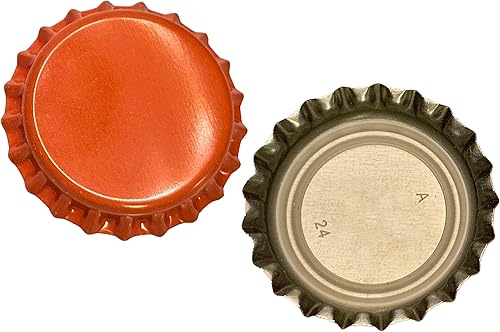 Home Brew Ohio Tapas de corona naranja 100 unidades