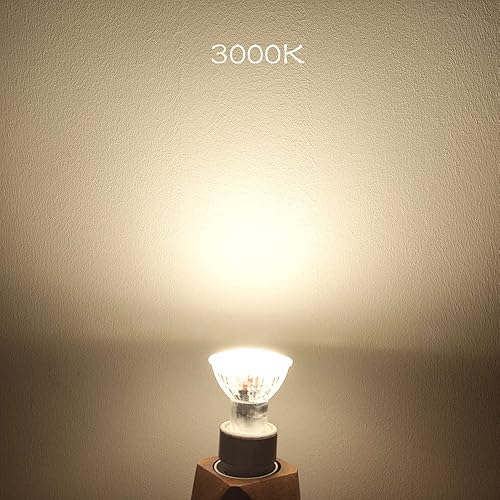 Miniatura 20 de Bombilla LED GU10 de 5 W, sin parpadeo, equivalente a 40 W, 6000 K, luz diurna blanca fría, foco de gran angular, luz de riel empotrada, luz 4 x