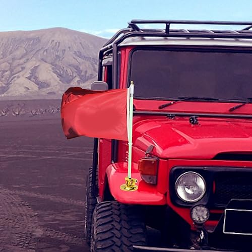 Miniatura 4 de Gatuida Soporte para mástil de bandera de automóvil, soporte para mástil de bandera de vehículo, soporte para mástil de bandera de pared, soporte