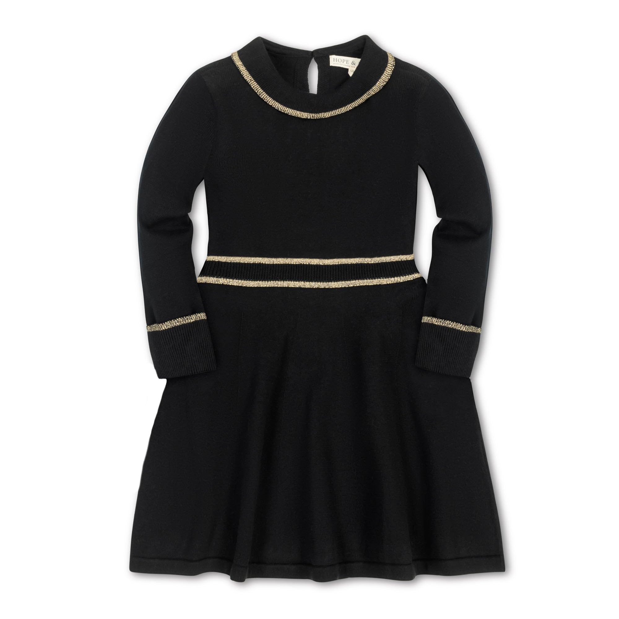 Hope & HenryGirls' Long Sleeve Ruffle Collar Sweater