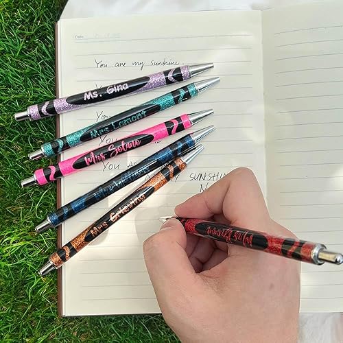 Miniatura 8 de NICEDREAM Bolígrafo personalizado con nombre, bolígrafo con nombre personalizado, regalo para ella, bolígrafo con nombre, bolígrafos de gel, regalo