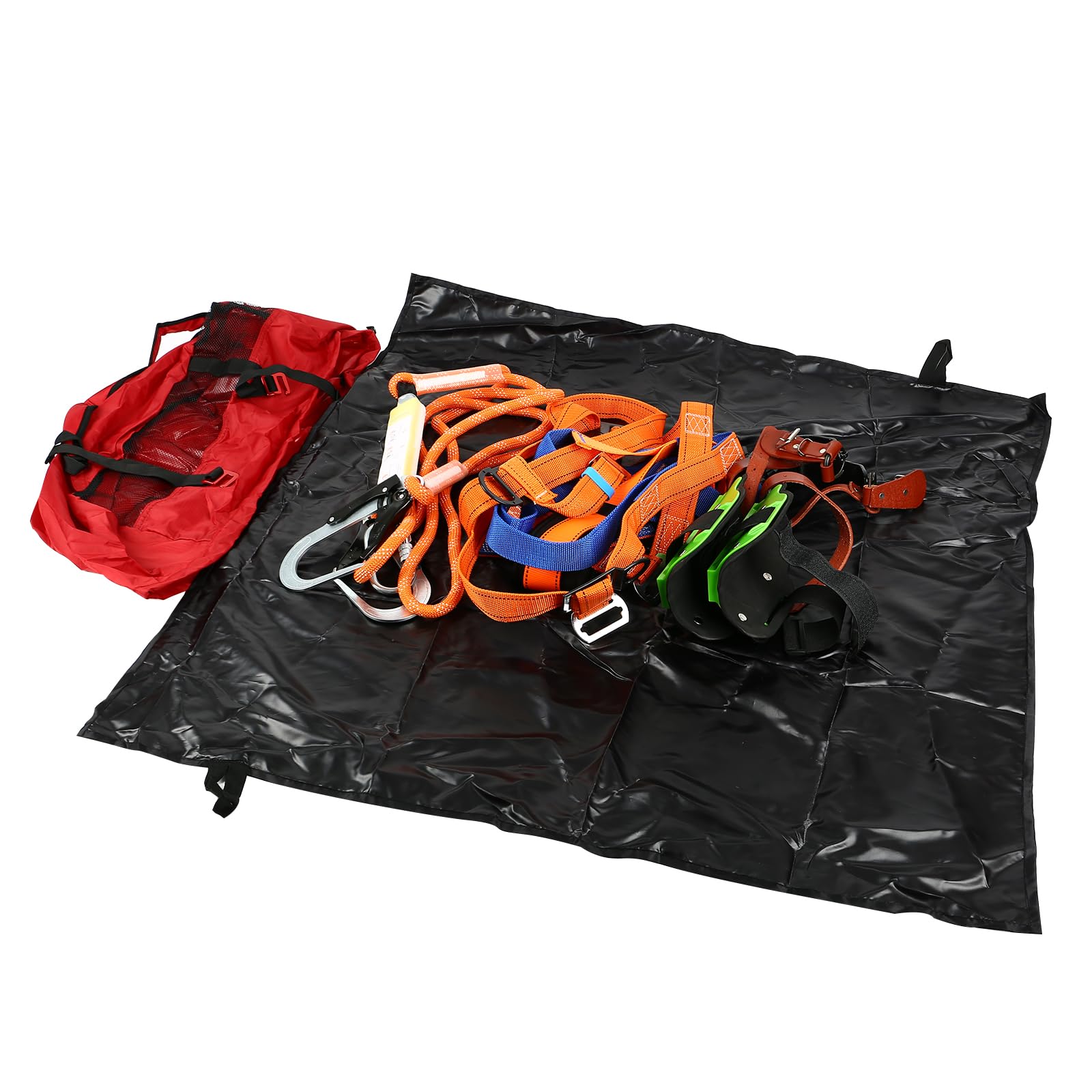 Klettern Seiltasche Tasche, Klettertasche Kletterseil Bag, Climbing Rope Bag Sporttasche Werkzeugsack Stabil Seilsack Rucksack, Faltbarer Schultergurt für Outdoor Camping Wandern