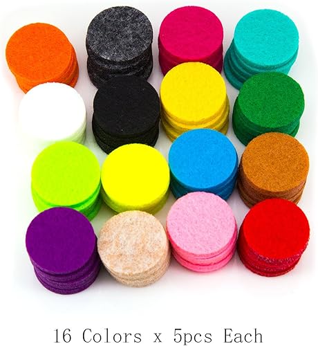 Miniatura 2 de Almohadillas de repuesto para collar con difusor de aceite esencial de aromaterapia, Metal, N  A