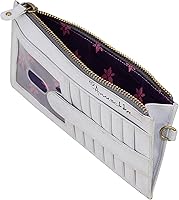 Vista 3 de Anuschka Womens Original Hand-Painted Genuine Leather RFID Blocking Organizer Wristlet