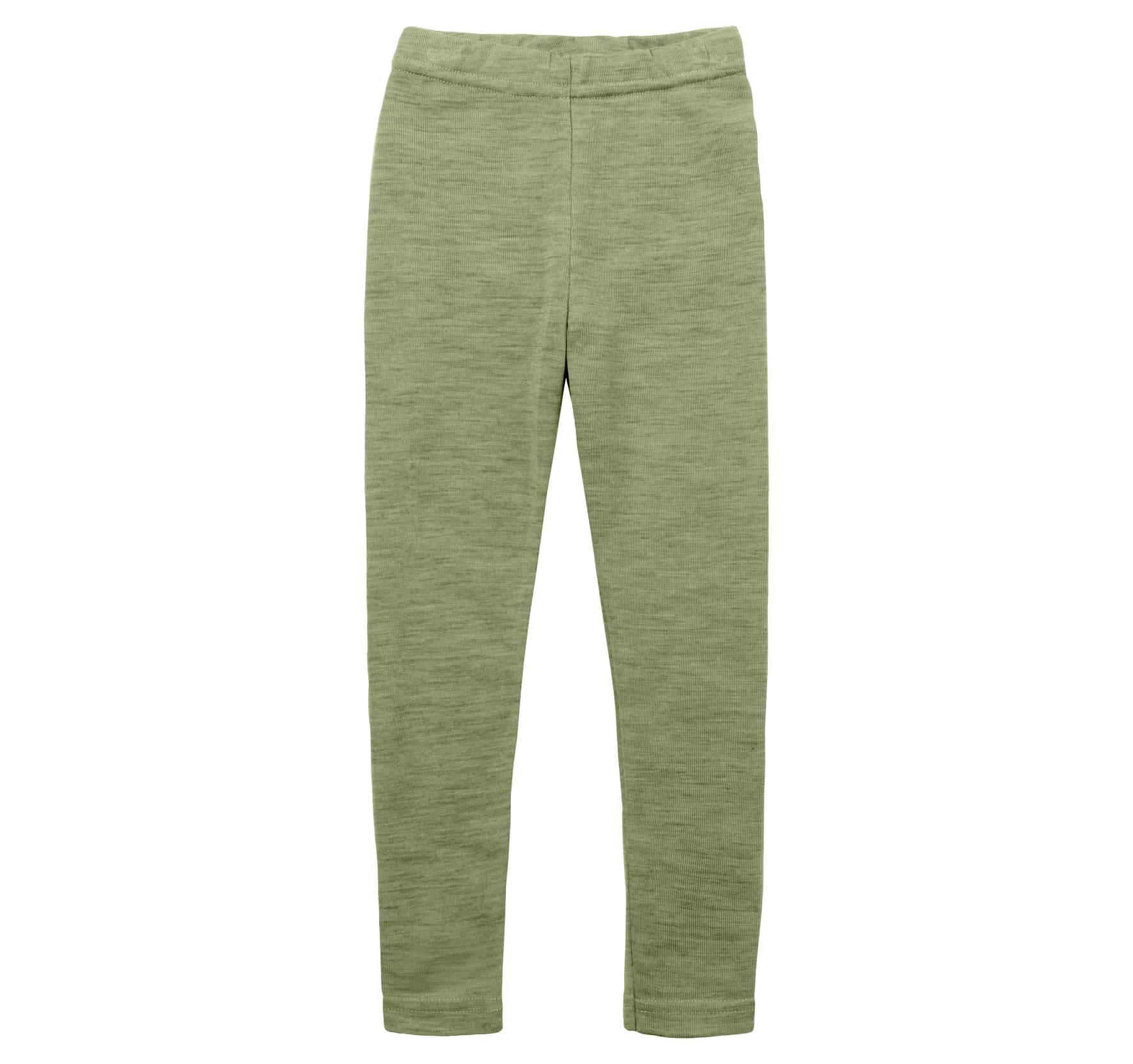 Engel Natural, children's leggings, 100% wool (merino), IVN-Best thermal underwear, Sage Green Melange, 104