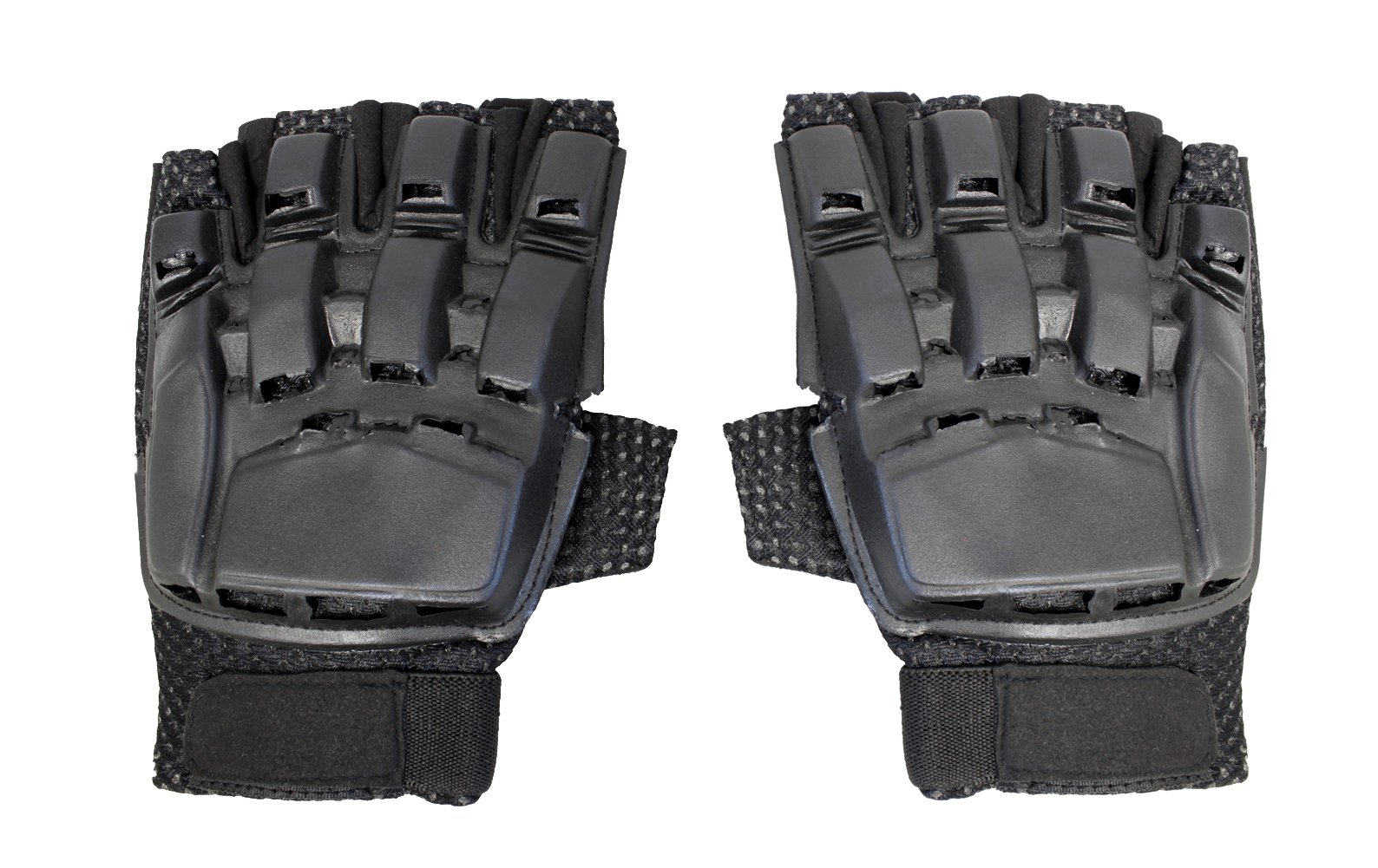 UKARMS Half Finger CQB Airsoft and Paintball Gloves (Black, Large)