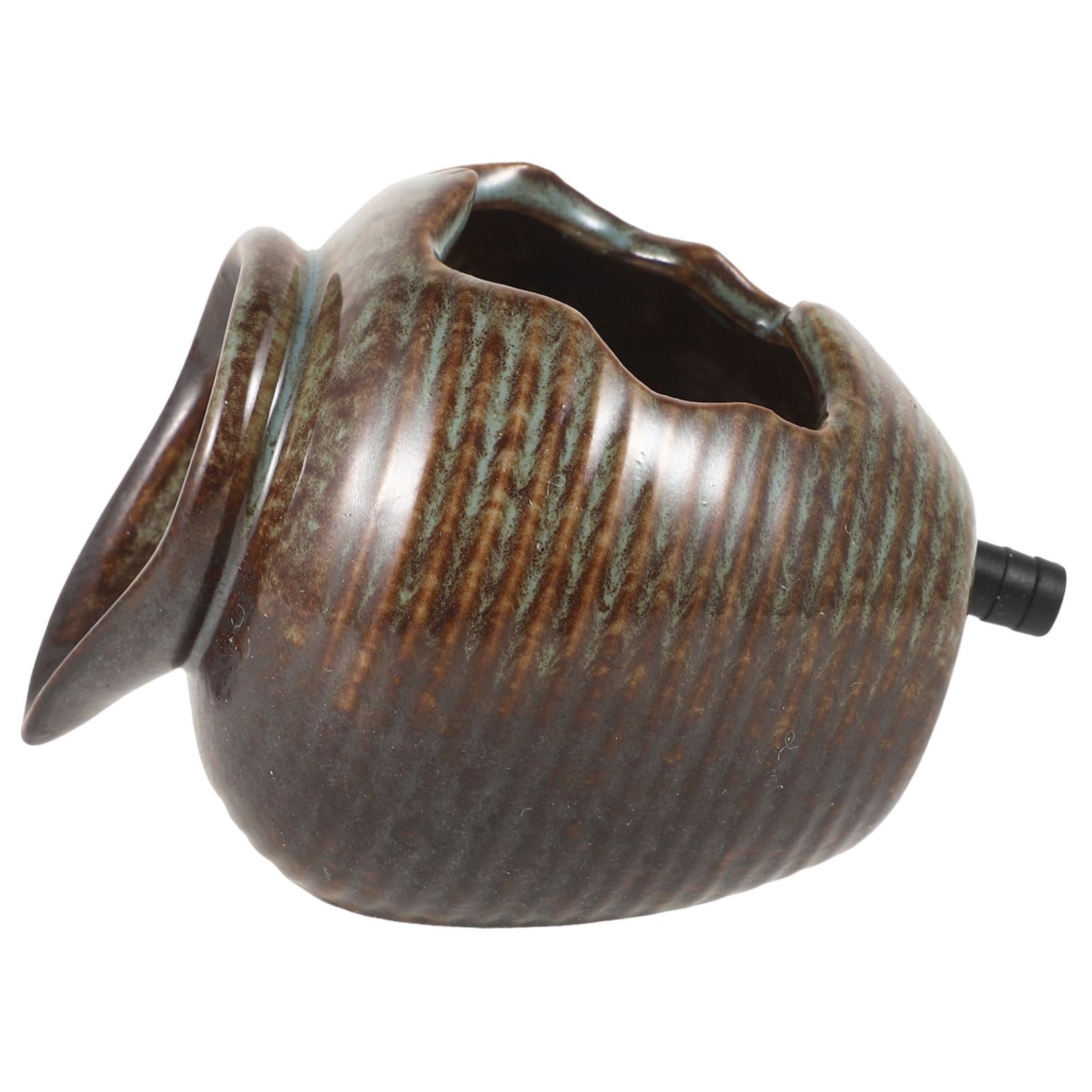 BESPORTBLE Outdoor Garden Fountain Pot Ceramic Jar Ornaments Vintage Water Jar Filtration for Small Spaces