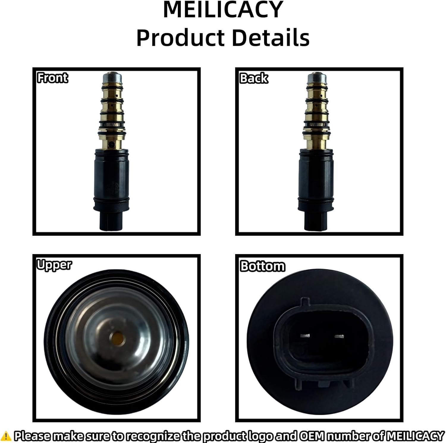 A/C Compressor Control Valve with Connector Wire Harness fit For Toyota 2014-2018 Corolla 1.8L 2018-2020 Camry Sienna 2013-2020 RAV4 2.5L for VW 2015-2020 Golf 7SES17C 6SES14C 7SEU17C