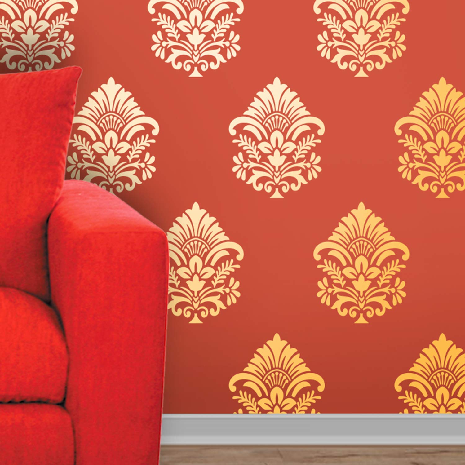 DESIGN IN Flower Painting Reusable Plastic Wall Stencils for Home ( DMWS-86) (B08WWMPPVL) Amazon Price History, Amazon Price Tracker