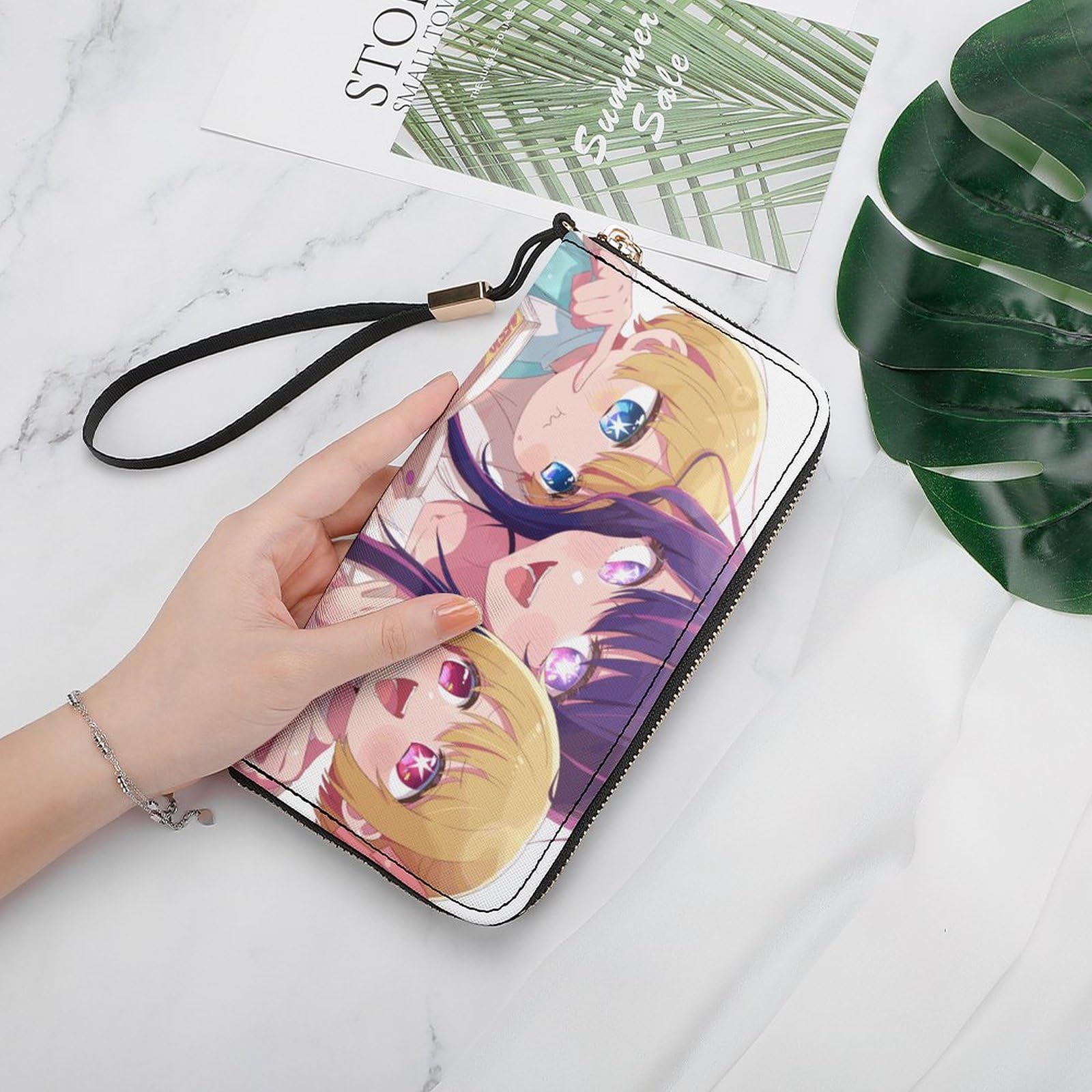 Amazon.co.jp: 推しの子 財布 レディース 長財布 大容量 PUレザー