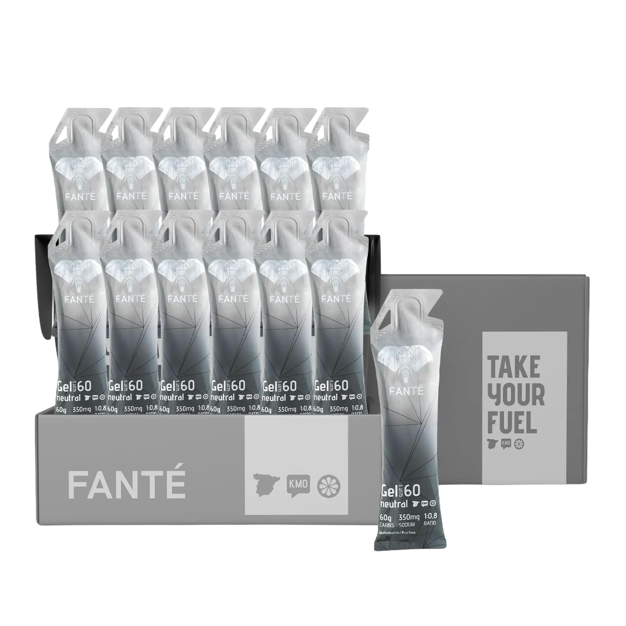 FANTÉ Gel Energético Sabor Neutro 60 g | Carbohidratos para Running, Ciclismo y Deportes de Resistencia (12)