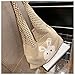 Handmade Hobo Purses and Handbags for Women, Handmade Shoulder Bags, Mesh Beach Bag, Rabbit Crochet Tote Bag Hobo Shoulder Bags (Khaki)