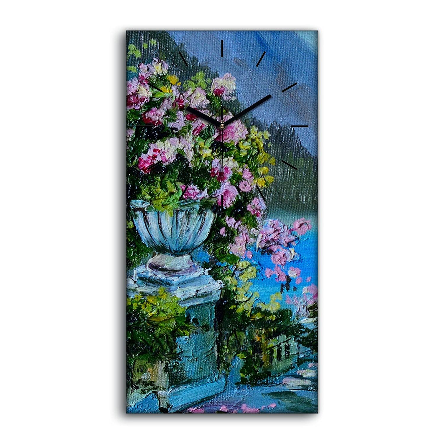 Horloge sur Toile Décoration Ne Pas Tic Tac Art Mural 30x60cm