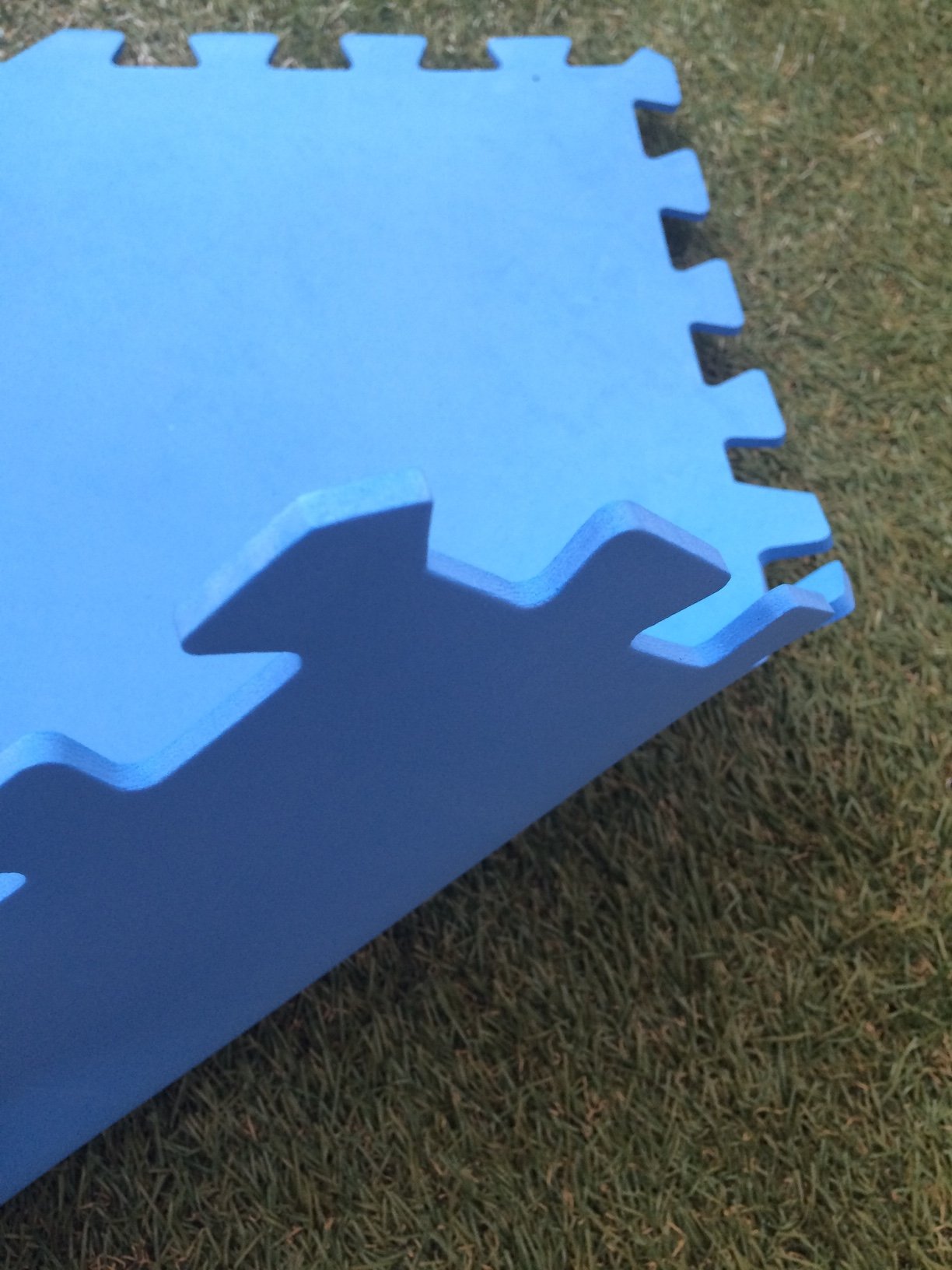 San Marco Tappeto sotto Piscina, Tappeto per sotto Piscina, Disponibile Blu o Effetto Prato, Tappeto per Piscina Fuori Terra. (4 CF, Blu)
