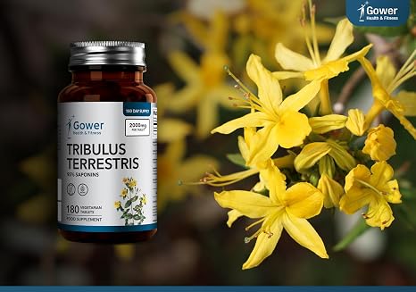 GH Tribulus Terrestris 180 Tablets Tribulus Terrestris High Dose - 2000mg Trib Per Tablet (from 20:1 Extract) GMO Gluten & Allergen Free Made in the UK