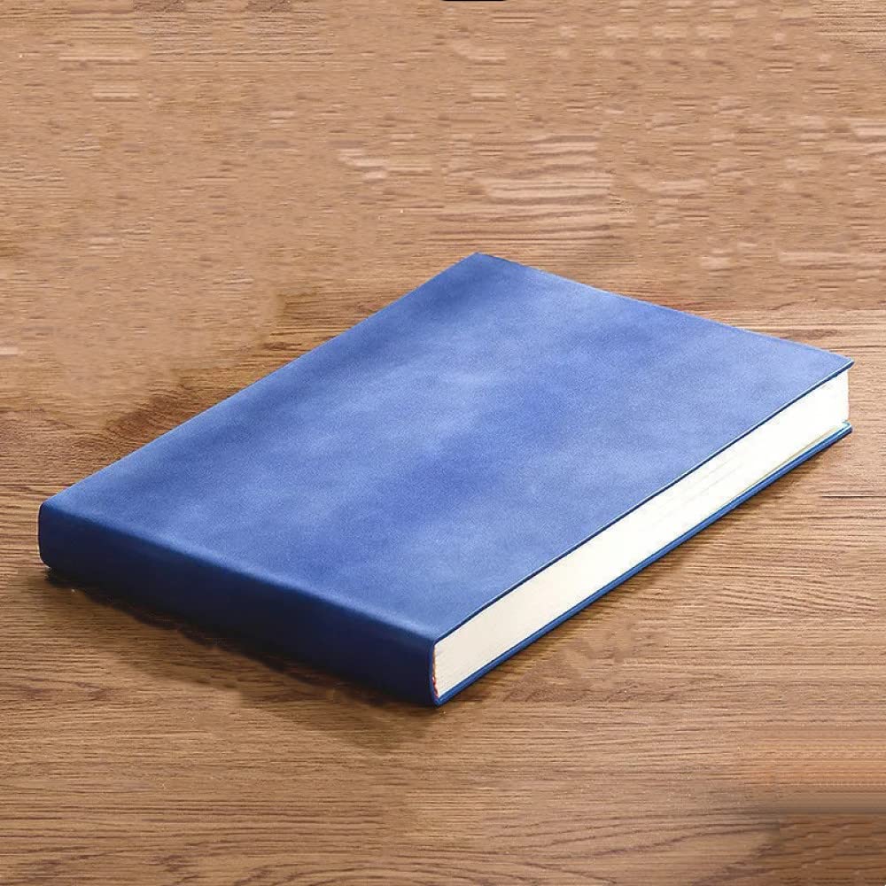 Carnet B5 pour la prise de notes, marqueurs de dessin, carnet de grille de journal et bloc-notes de carte mentale de journal pour l'agenda du planificateur d'art, bleu, vierge