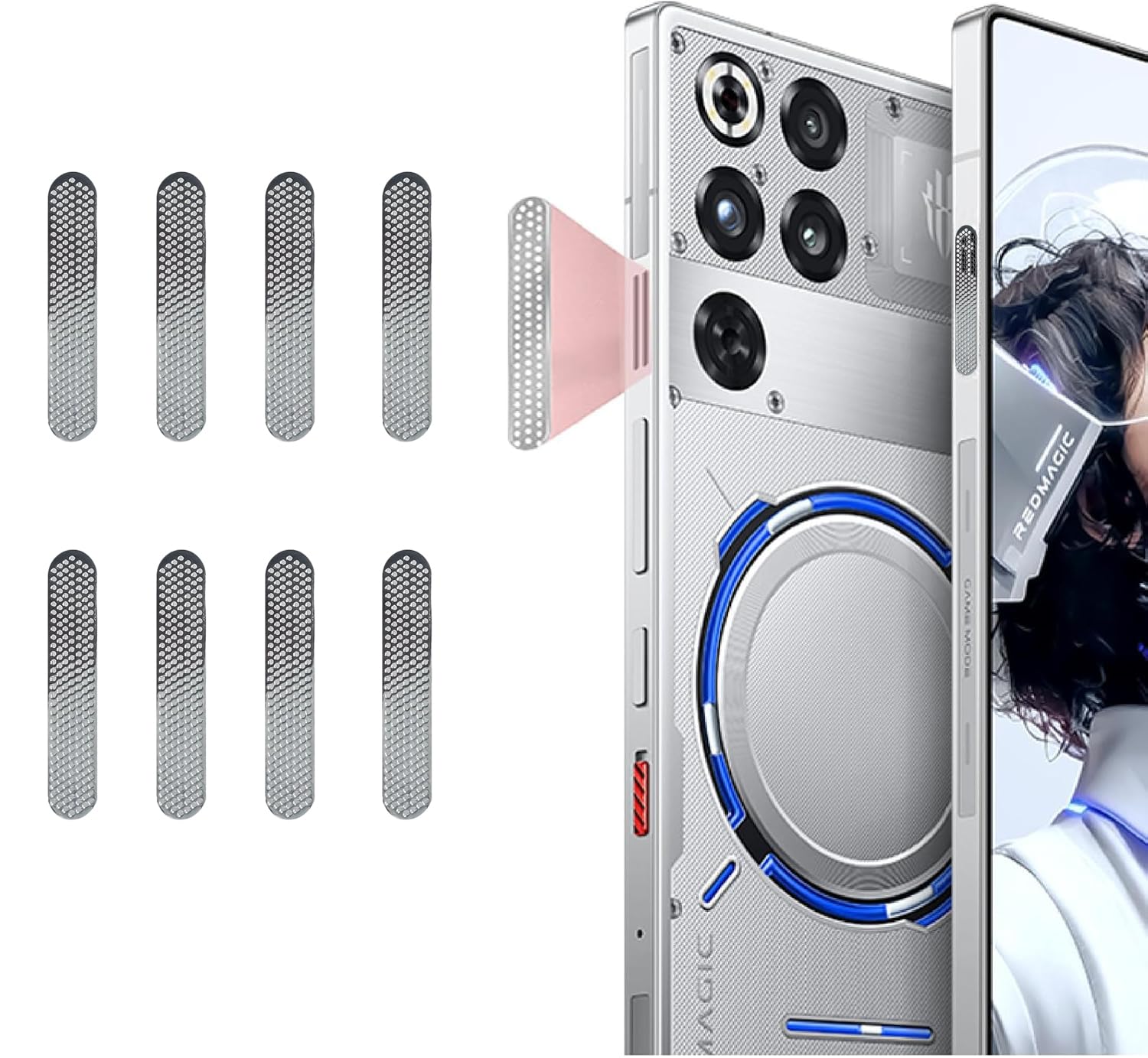 Amazon.co.jp: Guizzcg [8枚セット] for Red Magic 11S Pro/11S Pro+/