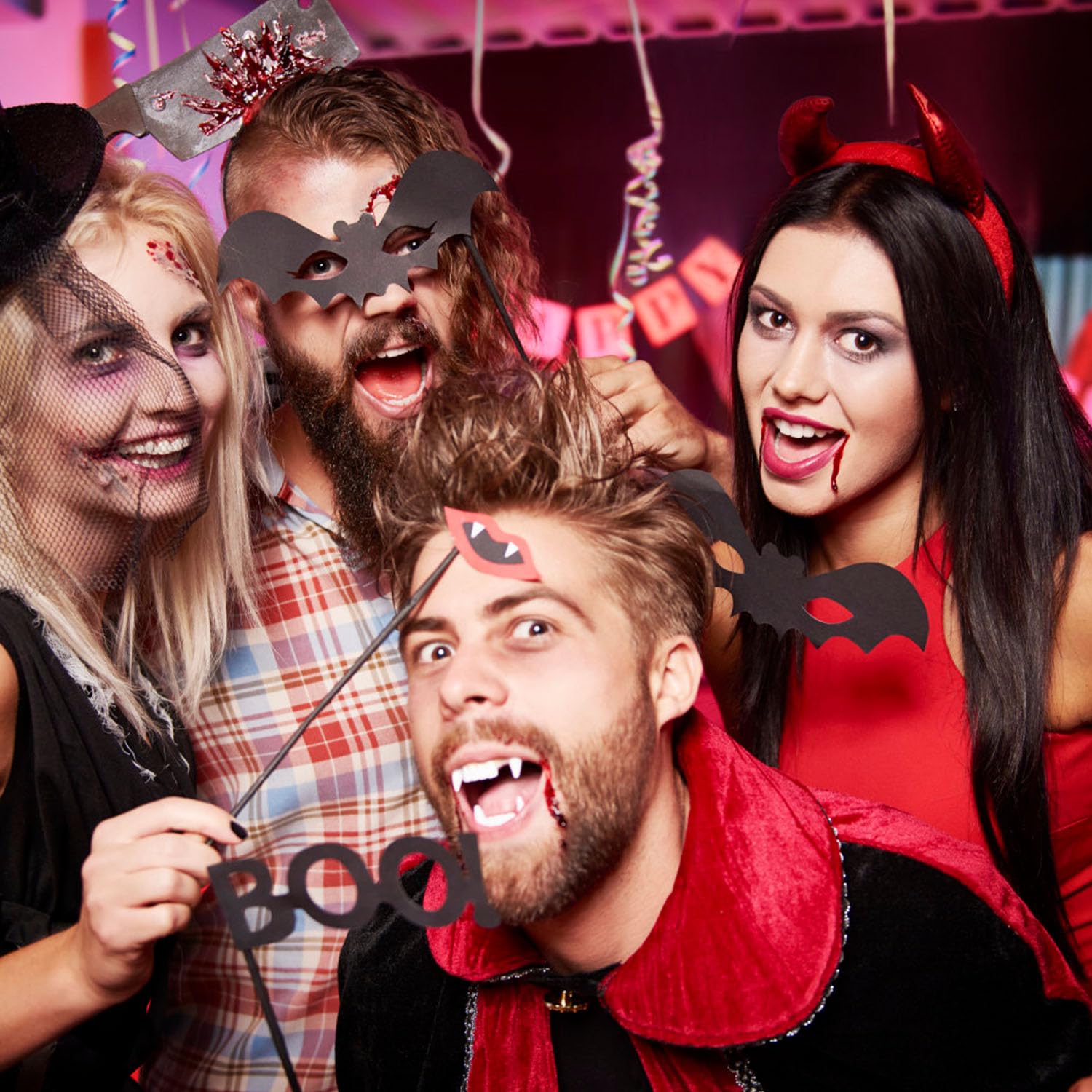 Fausses Dents Pour Halloween, Canines De Vampire, Fausses Dents De Déguisement - Jour De Fête