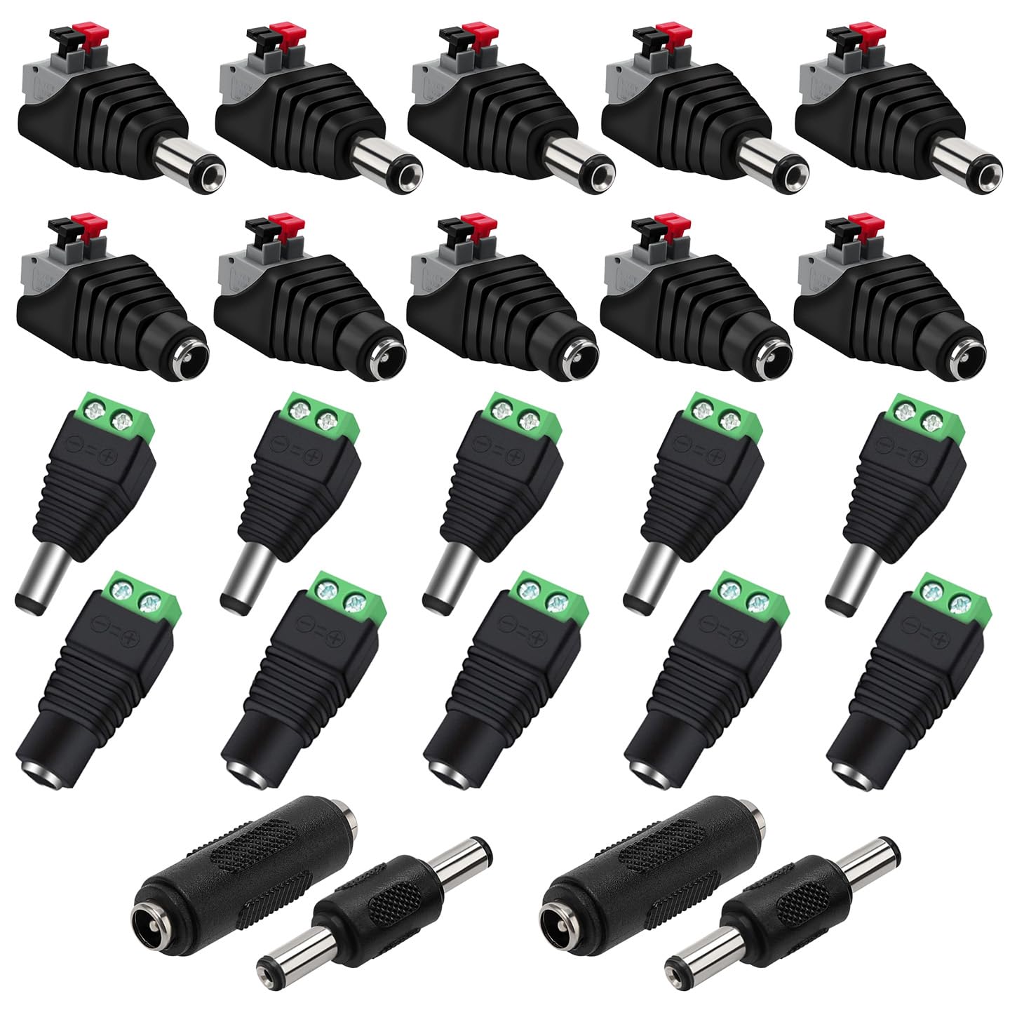 Adattatore Alimentazione DC Da Femmina 5.5x2.1mm A Maschio 6.0x4.4mm Angolo Retto - Foto 4