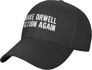 Staropal Make Orwell Fiction Again Hat Baseball Hat Adjustable Trucker Hat Baseball Cap for Men Women