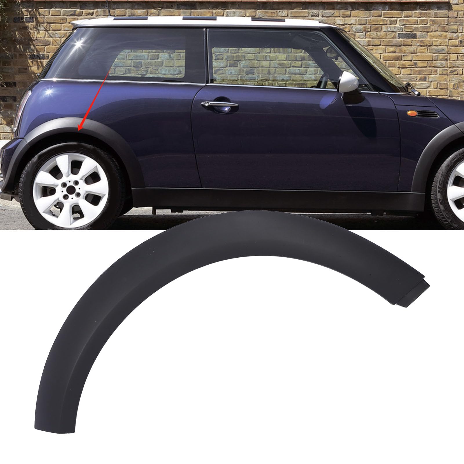Rivestimento del Passaruota Resistente Ai Graffi per R50 R52 R53 Destra 51131505868