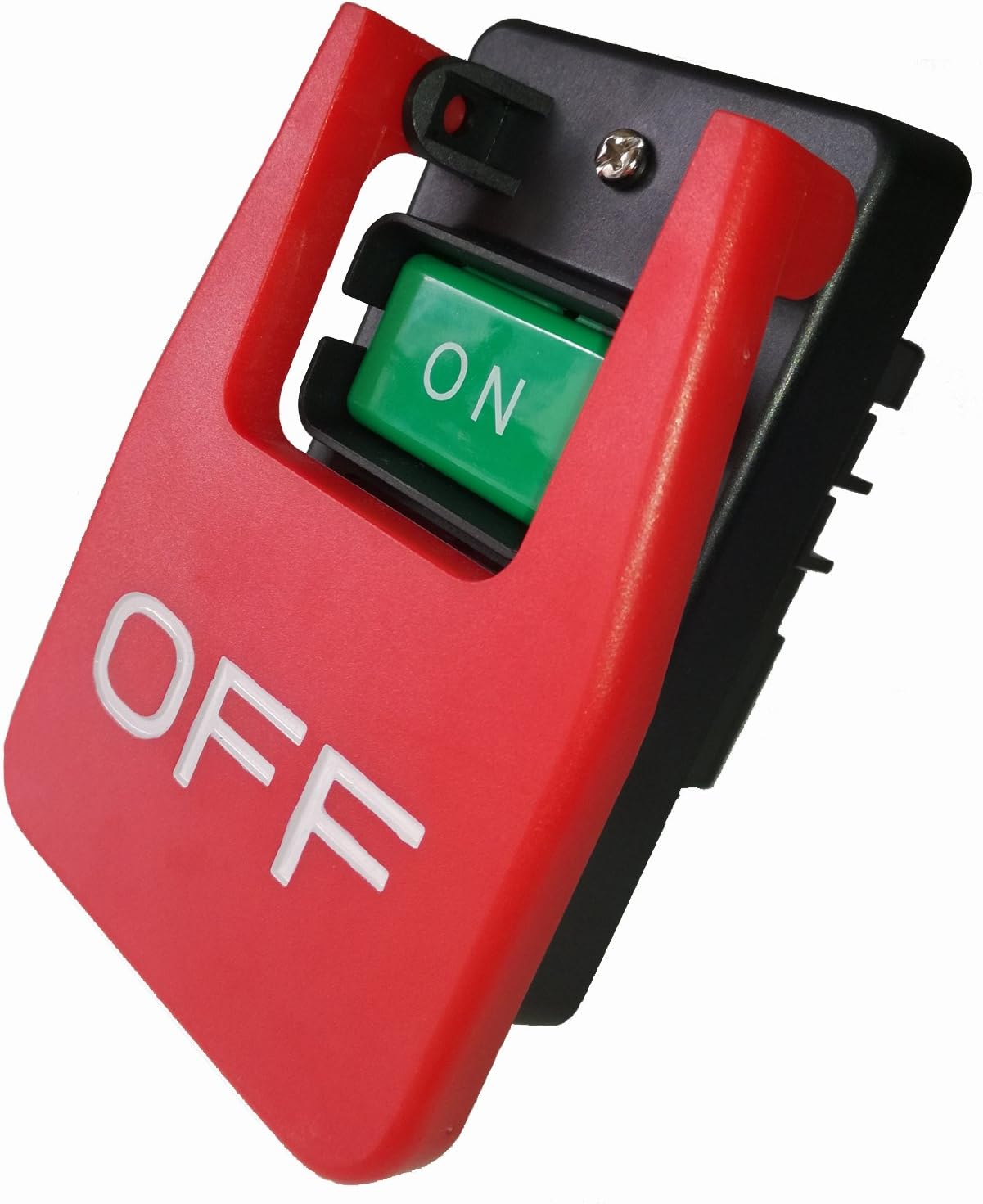 Industrial On Off Push Button Switch Start Stop Pushbutton Switches Large Paddle Switch for Beach Table Saw 20A-35A HY 56,220V Single Phase 380V Three Phase (220V)