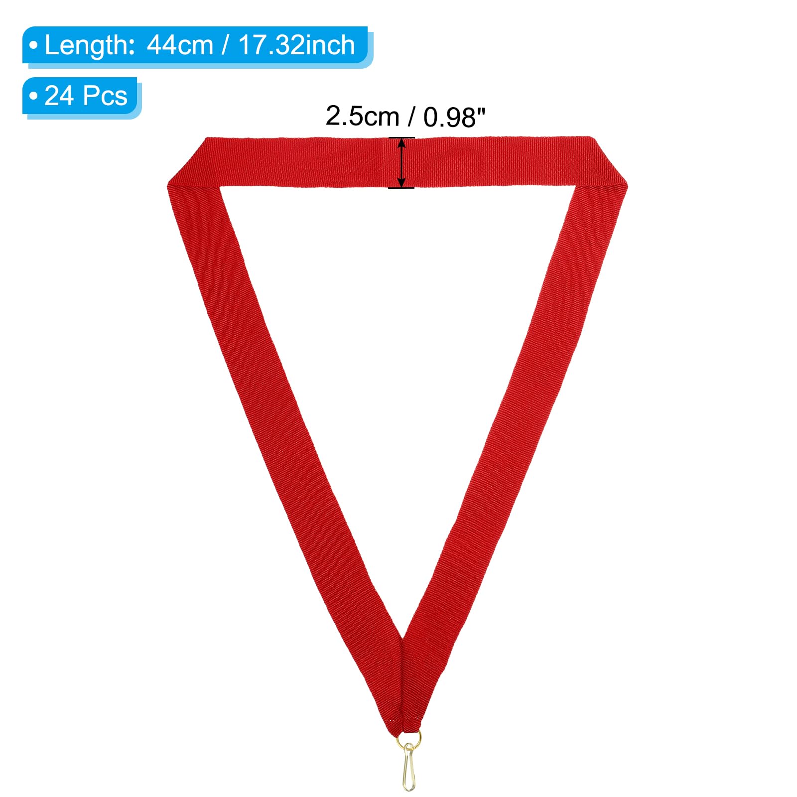 PATIKIL Award Neck Ribbons with Snap Clips - Image 2