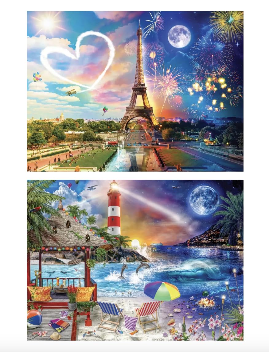 【新品未使用】Bits and Pieces 1000ピース パズル 2セット Amazon.com: Bits and Pieces – 1000 Piece Jigsaw Puzzle for Adults