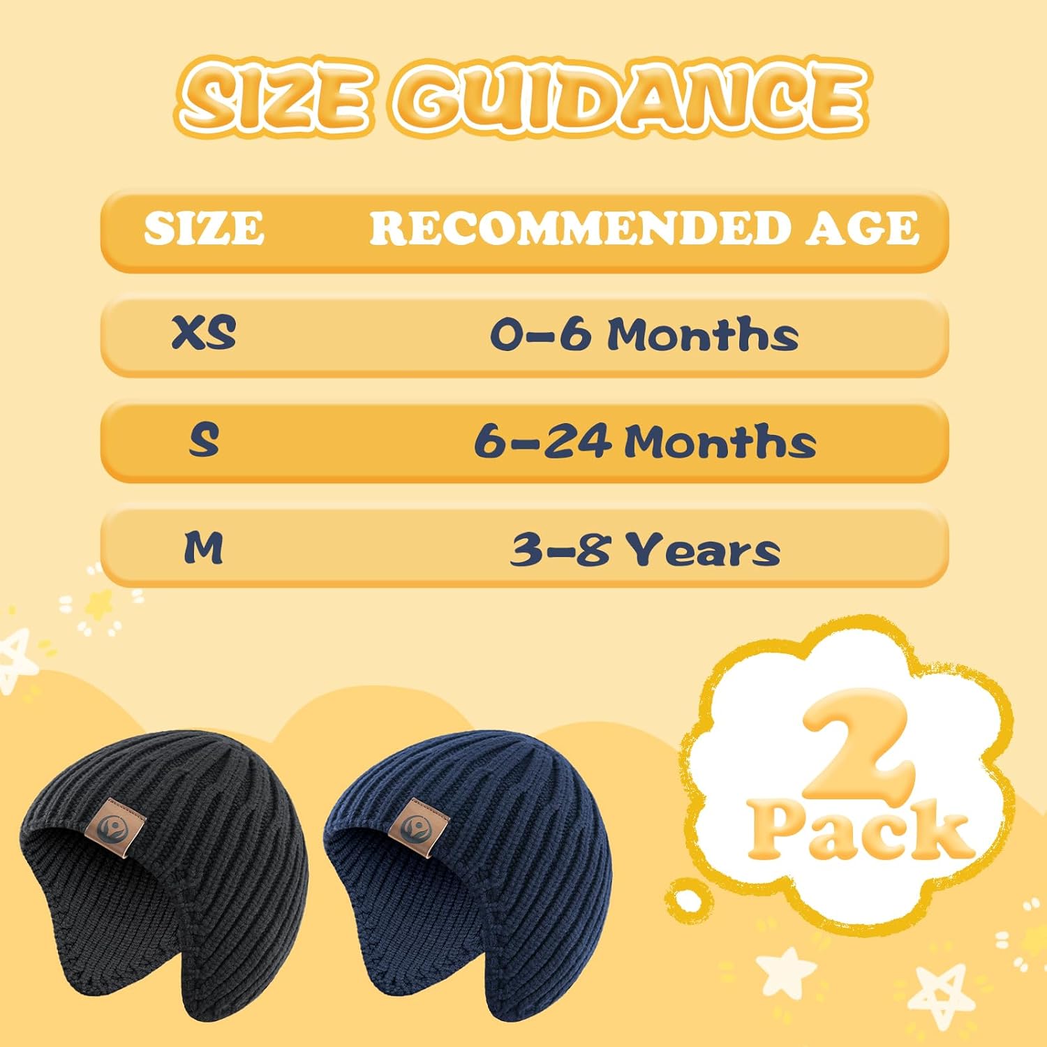 Baby Winter Hat Kids Knit Beanie with Ears Girls Warm Hats for Boy Toddler Beanies Earflap Girl Infant Hat - Image 5