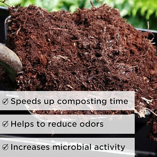 Miniatura 3 de Dr. Connie's Compost Plus 100x Acelerador concentrado de compost natural | Mezcla de microbios de acción rápida para contenedores, vasos y pilas de