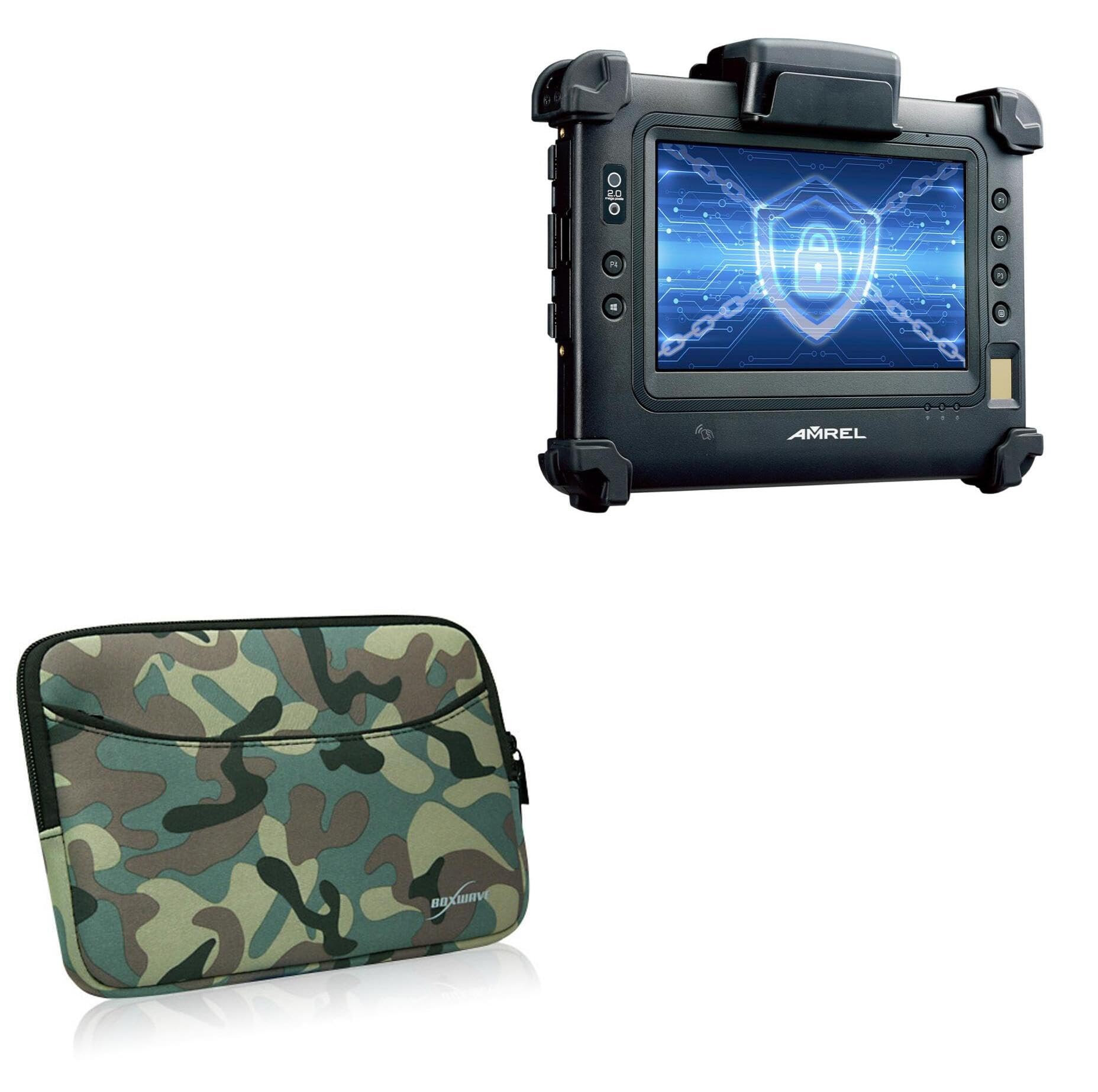 BoxWave Case Compatible with Amrel Bioptix PM3B - Camouflage Suit with Pocket, Neoprene Camo Suit Zipper Pocket for Storage