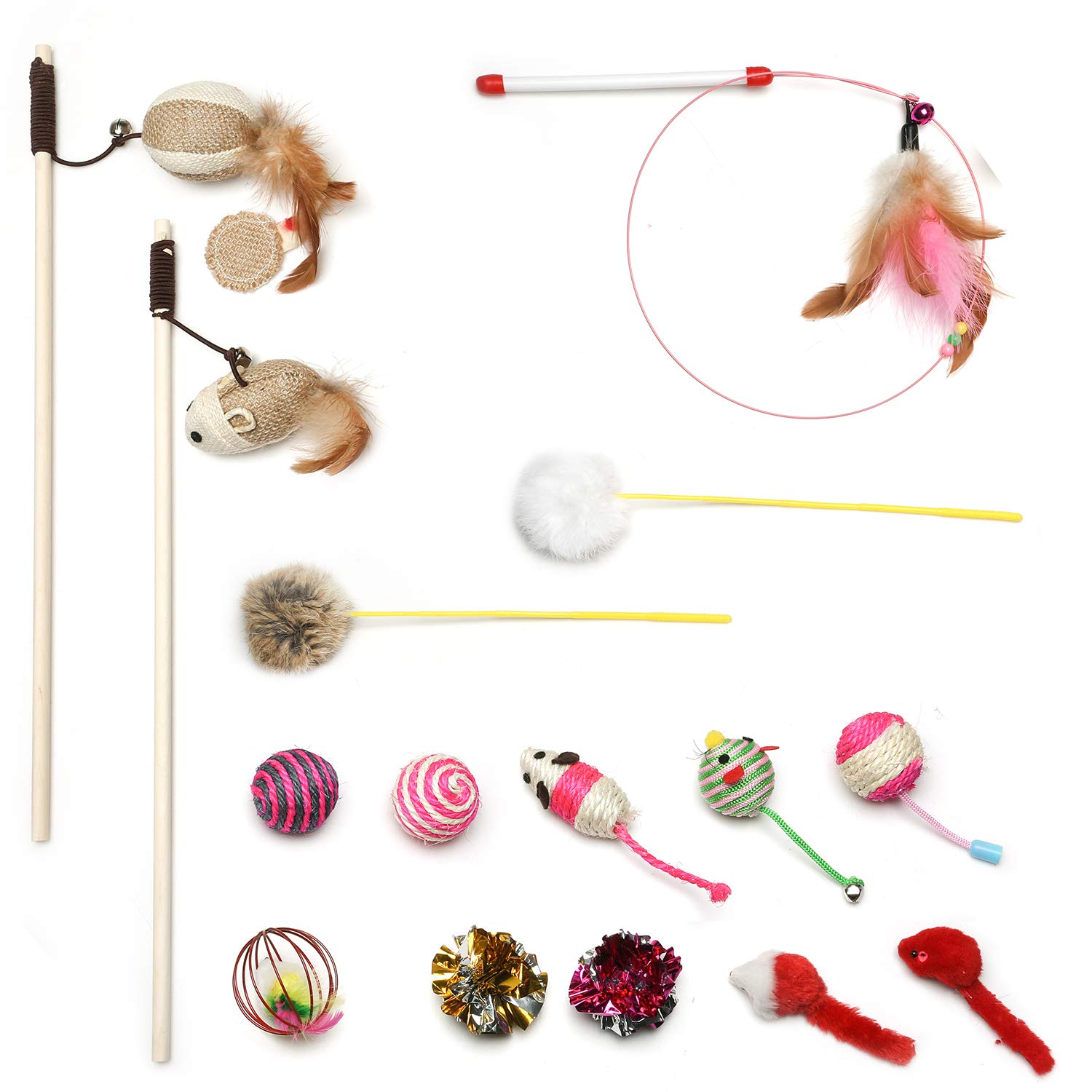 Amazon | Siguaqi 猫 おもちゃ 猫じゃらし 猫グッズ 人気 釣り竿 ねこ