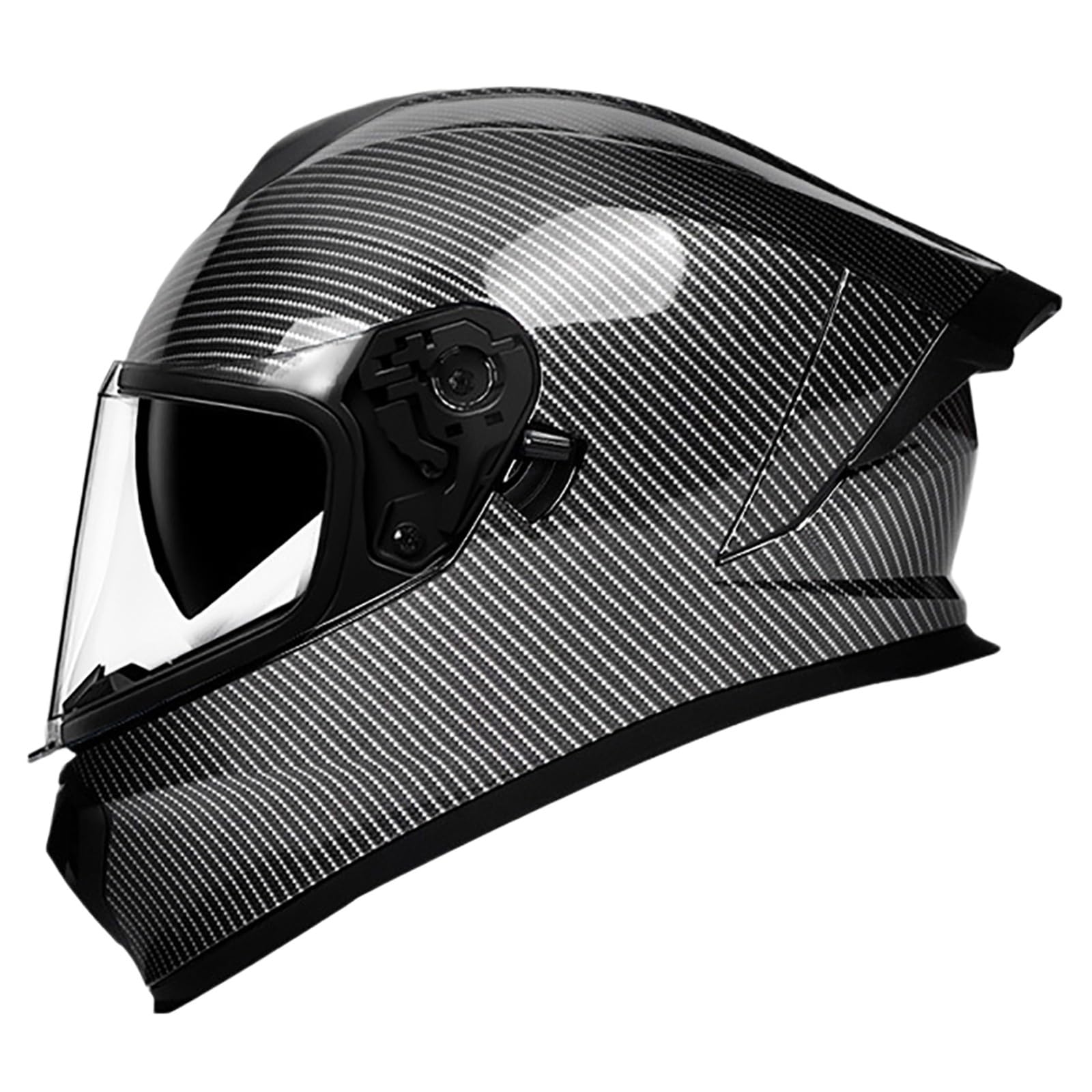 Kask motocyklowy integralny z podwójną wizjerem, ECE 22.06, sportowy kask wyścigowy dla dorosłych mężczyzn i kobiet