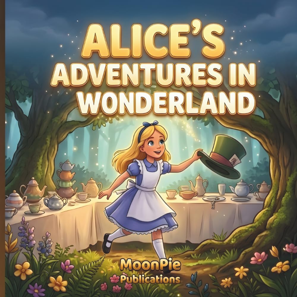 Alice's Adventures in Wonderland: A Cinematic Illustrated Classic Children’s Book | Bedtime Read-Aloud Fantasy Adventure for Ages 3–6 | A Magical Journey of Curiosity and Imagination
