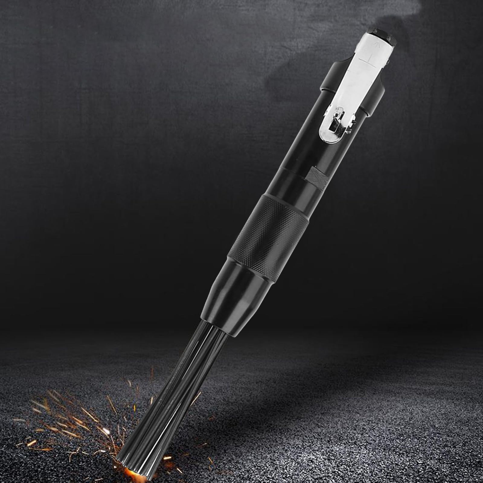 Mini herramienta neumática removedora de óxido, 4400 rpm removedor de corrosión de Pintura de óxido, pistola de soldadura de eliminación de aire de 12 Agujas para eliminación de óxido y suciedad