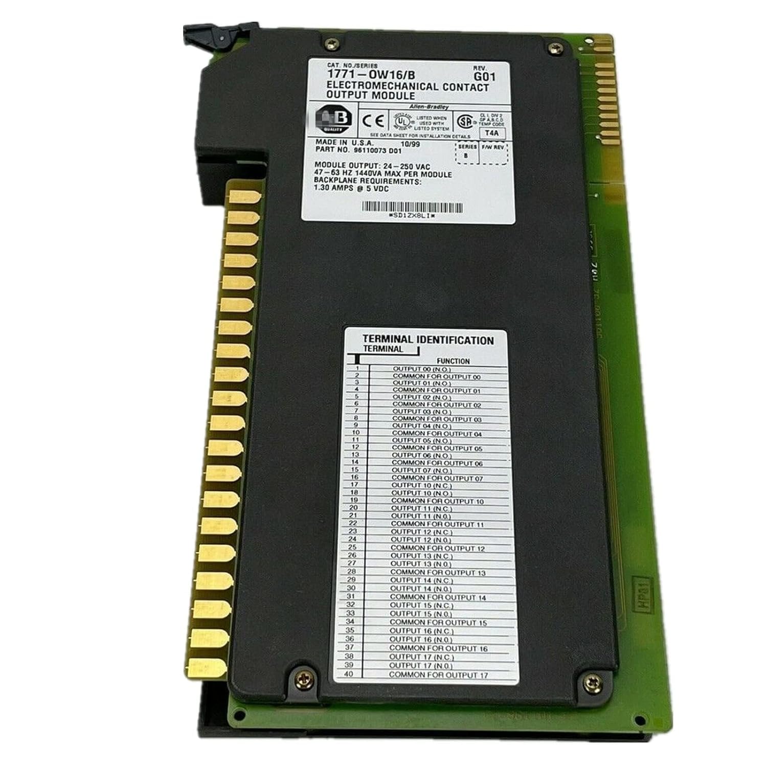 QEFHSVVZE 1771-OW16 AC Output PLC Module 1771OW16 Sealed in Box 1 Year Warranty