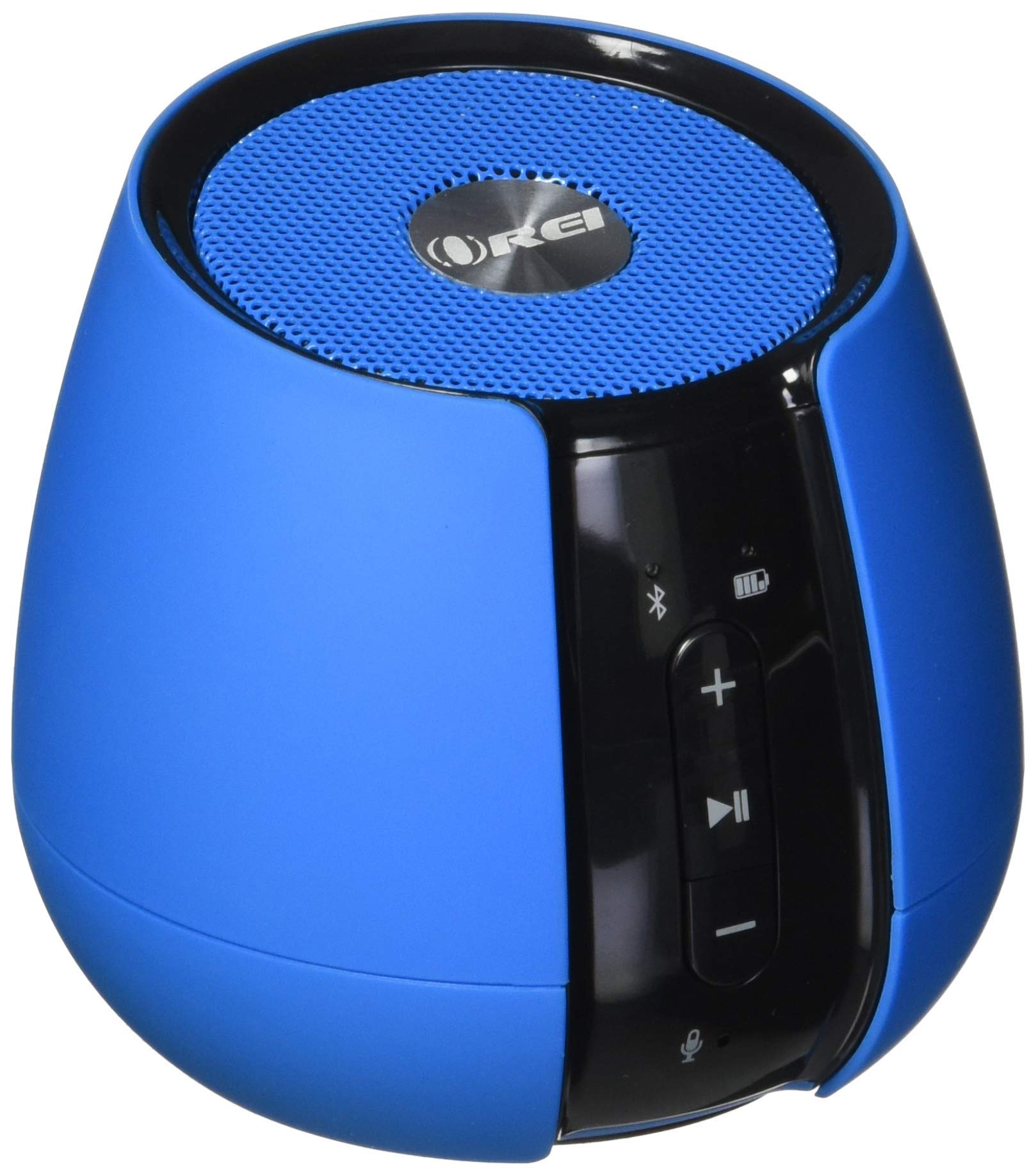 OREI Rechargeable Compact Bluetooth 4.0 Wireless Speaker, Powerful Sound, With Built in Mic, Dust-proof Speaker - Blue