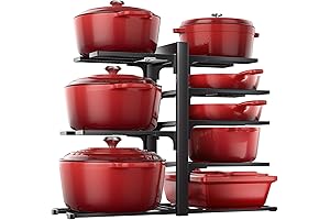 ORDORA Cast Iron Storage: 8-Tier Heavy Duty Ultimate Organizer