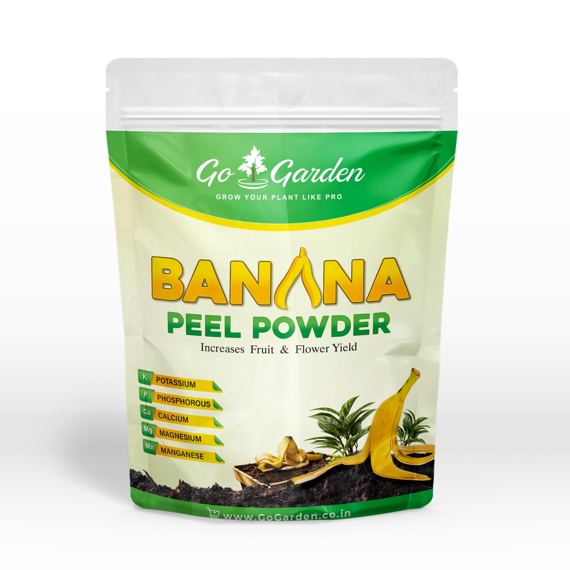 Go Garden Banana Peel Powder Fertilizer for Plants | Pure & Natural Bloom Booster | Organic Fertiliser for Home Garden - Slow Releasing | Natural Growth Promoter | Flower & Fruit Booster 750 G-image-25