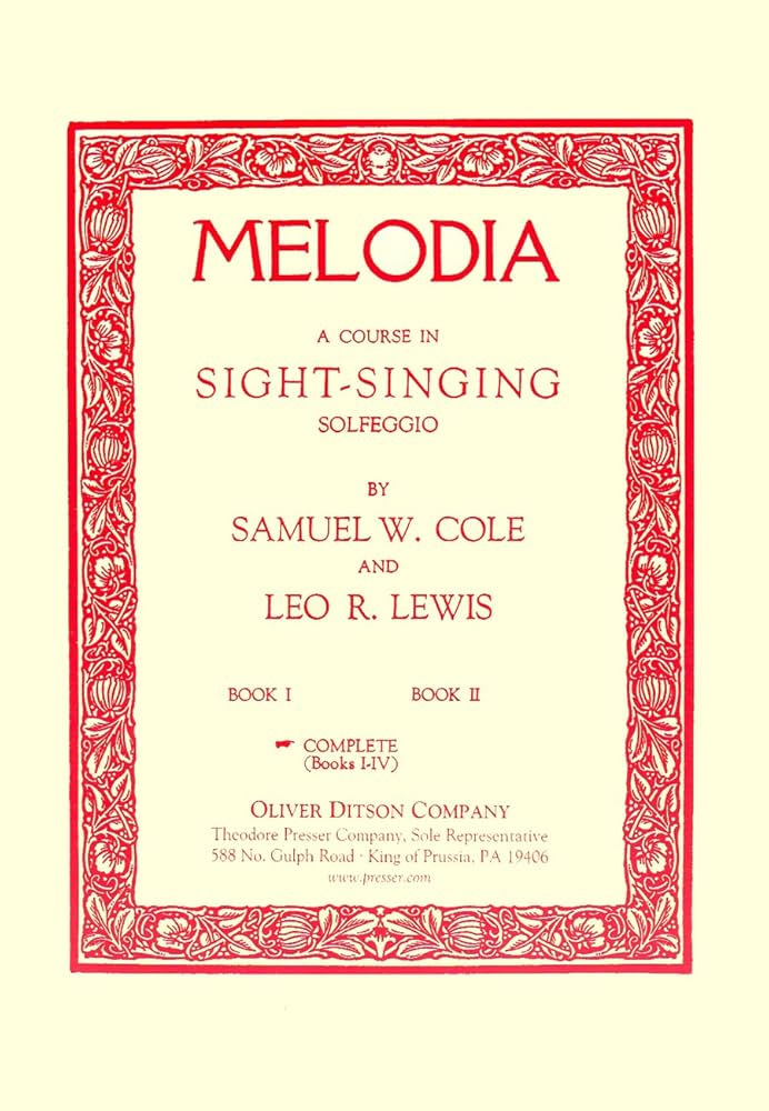  A Comprehensive Course in Sight-Singing (Solfeggio)