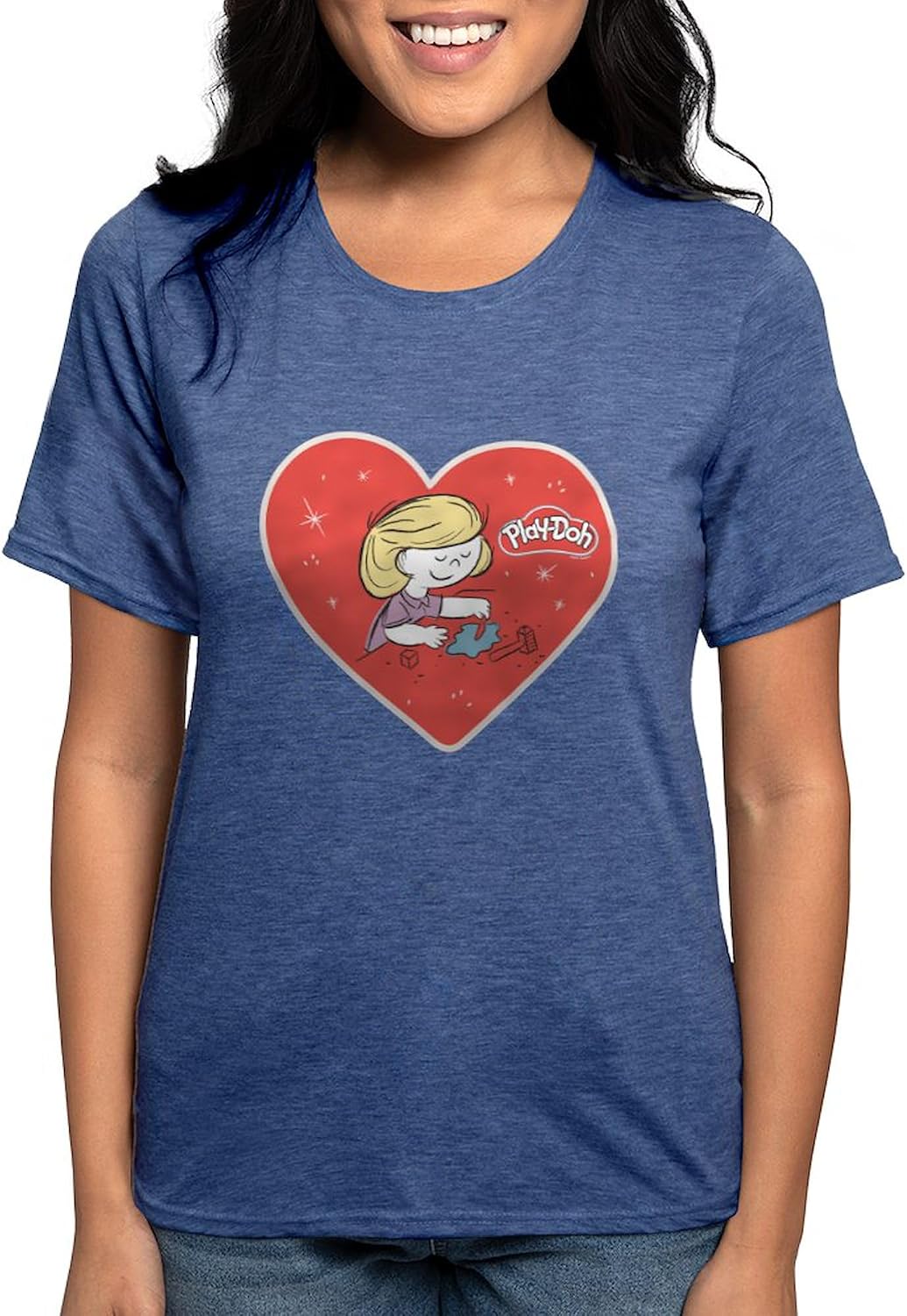 CafePress Play Doh: Imagination Women's Deluxe T Shirt Women's Tri-Blend T-Shirt