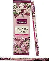 Incenso Indiano Tulasi Dama da Noite - Desperte a Magia do Amor e da Sedução Cx.25un.8v.