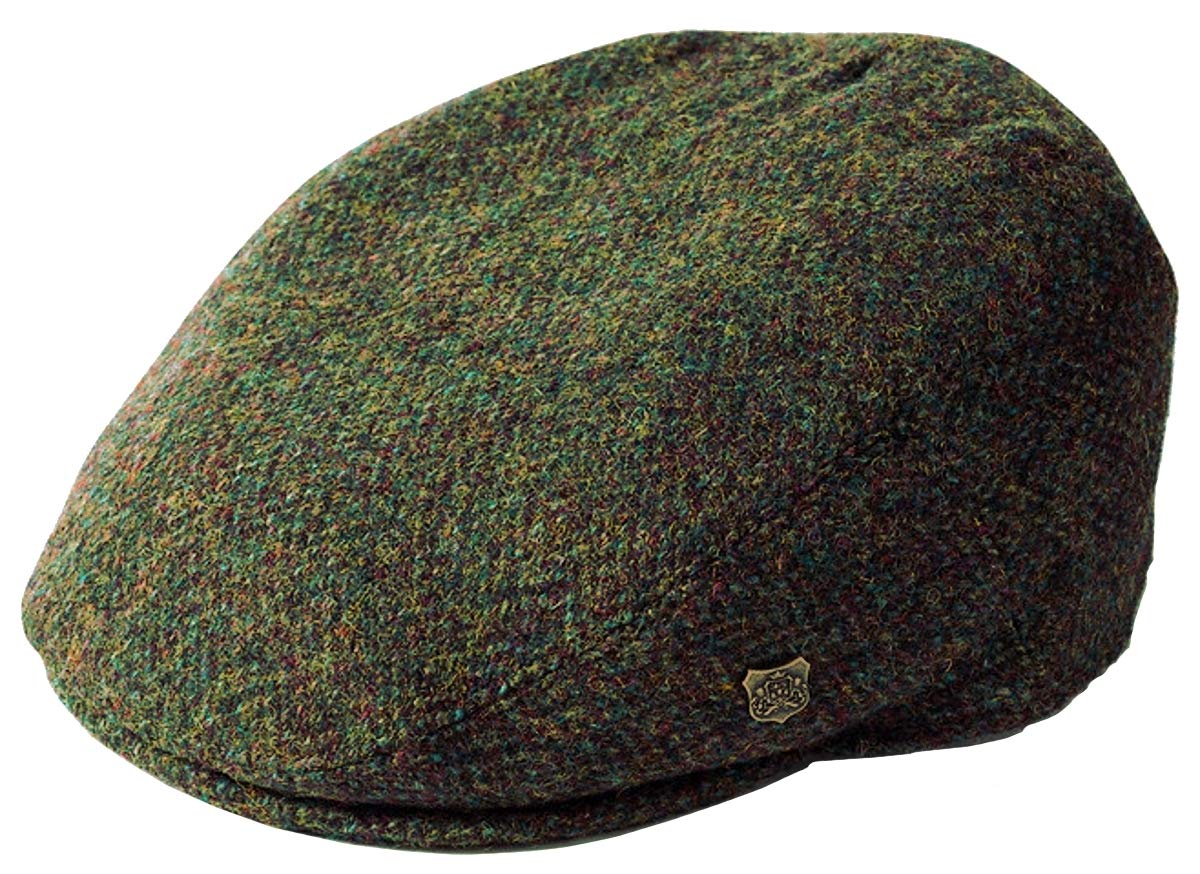 Failsworth Men's Pattern 2016 - Brown Millinery Stornoway Harris Tweed Flat Cap (Latest Version) In Size: Xl (61Cm)