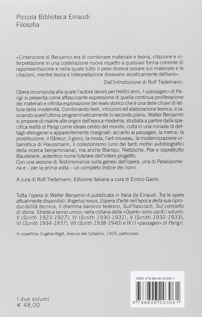 I passages di Parigi 2 volumes [Due volumi indivisibili]