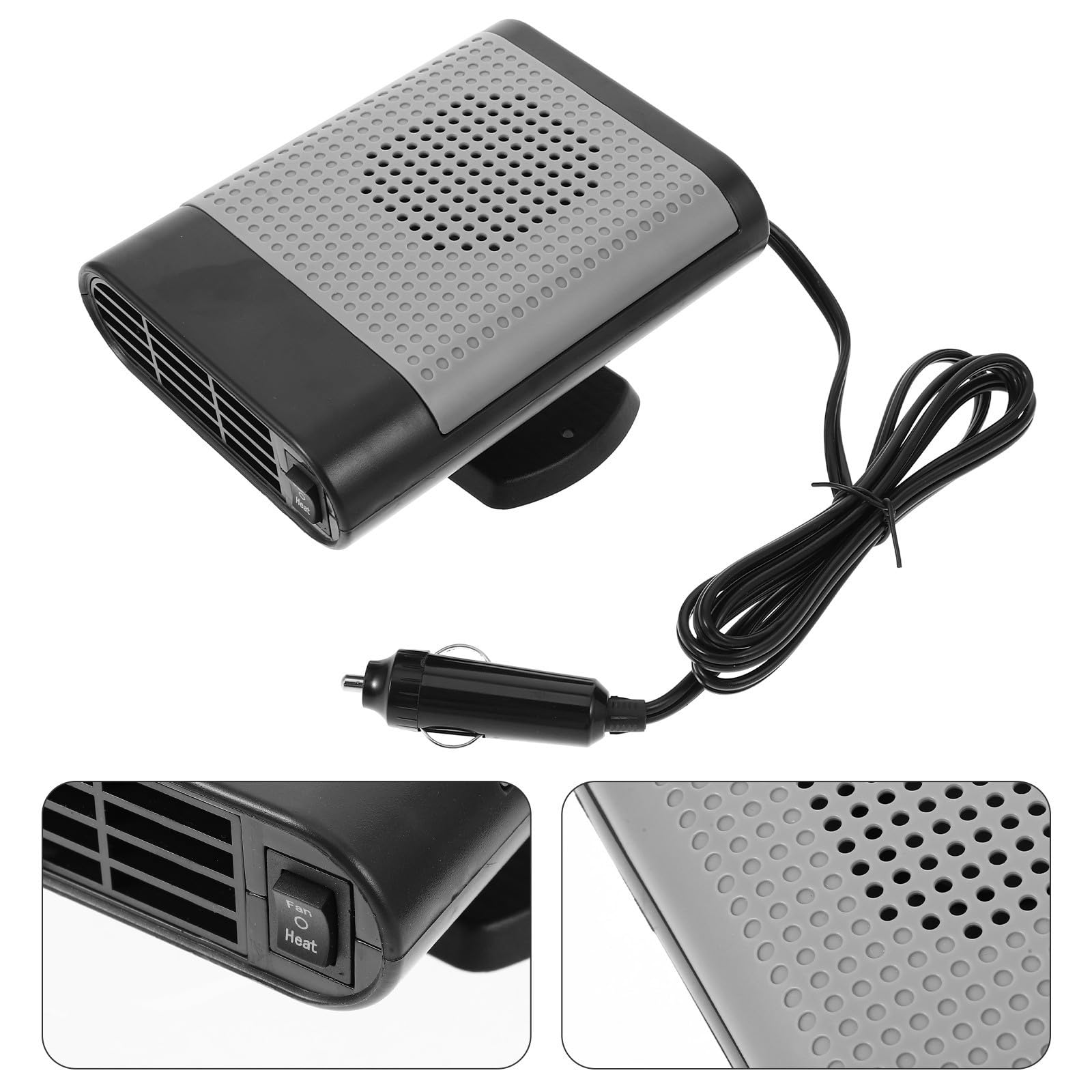 Desempañador de Coche 12v Portátil Abs para Parabrisas Vehículo