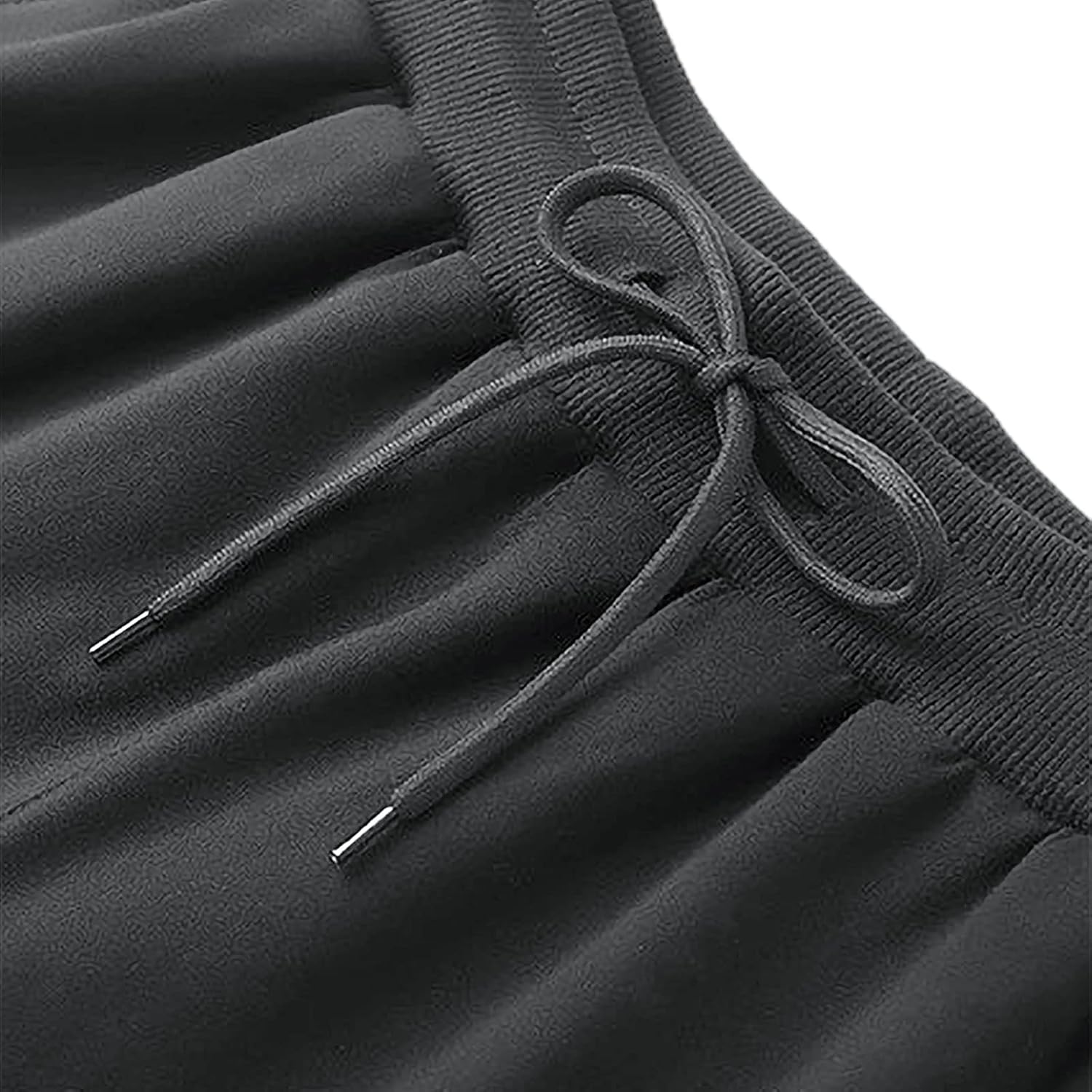 ANUFER Mens Slim Fit Cotton Sweatpants Jogging Bottoms with Zipper Pockets Casual Trousers (S-6XL, Open Bottom/Closed Bottom) - Image 3