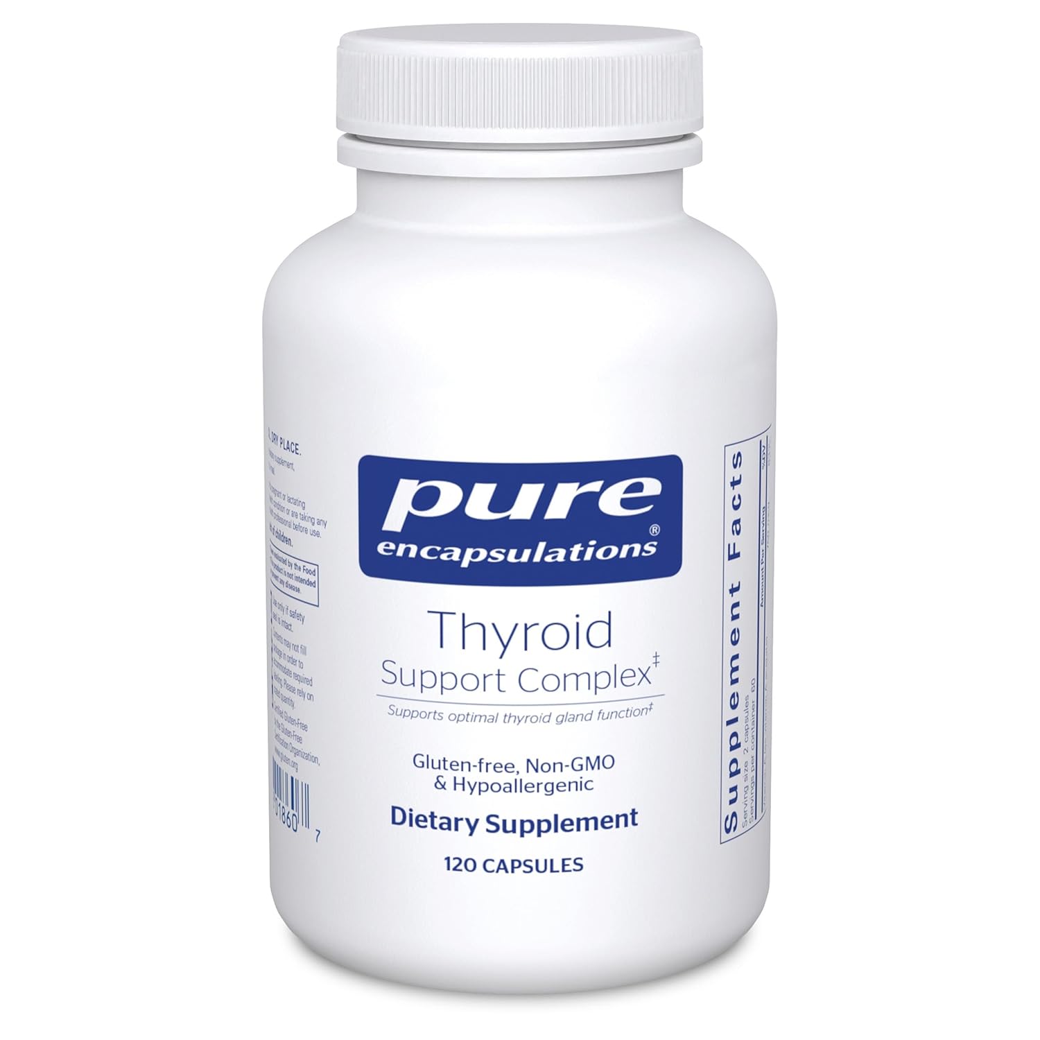 Pure Encapsulations Thyroid Support Complex - Supports Thyroid Health - Antioxidant Infusion - with Ashwagandha Iodine - Non-GMO