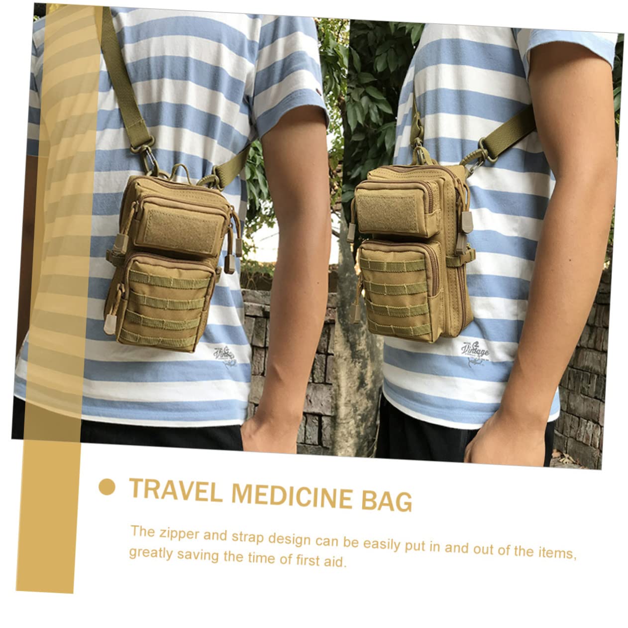 Didiseaon 2 Pz custodia family bag bustine travel kit borsa di pronto soccorso per il campeggio borse alla moda per le donne borsa medica per medicinali da escursionismo poliestere