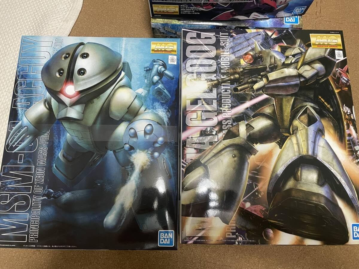 Amazon.co.jp: MG ゲルググ ギラ ドーガ アッガイ キュベレイ 4個 