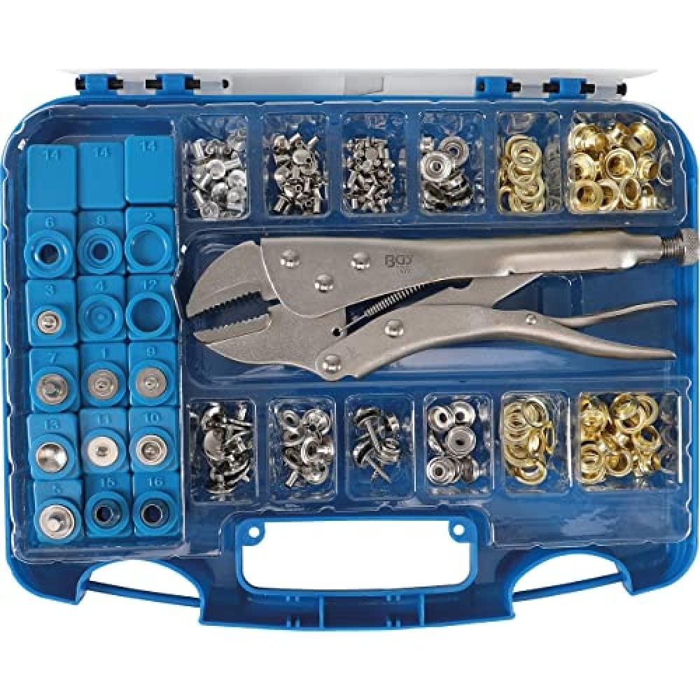 BGS572 | Eyelet and Snap Fastener Assortment | 275 pcs.